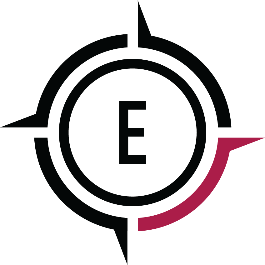 Select SD CEO East - circular compass-style button with 'E' in center and red accent