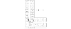 Floor plan of Humbert Hall’s first floor, showing rooms, stairwells, and common areas.